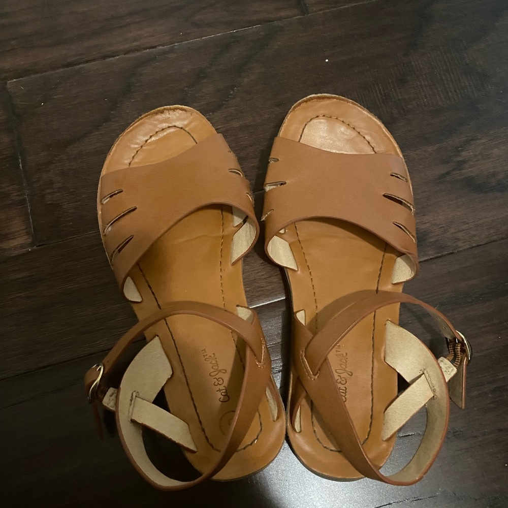 Cat and Jack kids size 3 Tan Sandals